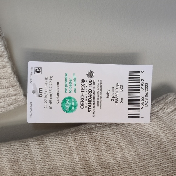 NWT Carter's sweater dress. 6 months. - Picture 4 of 5